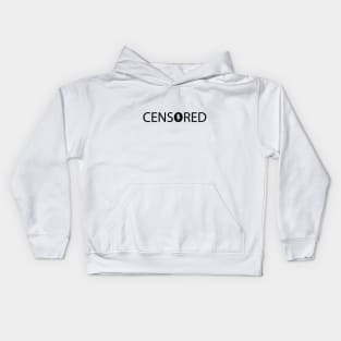 Censored being censored artwork Kids Hoodie